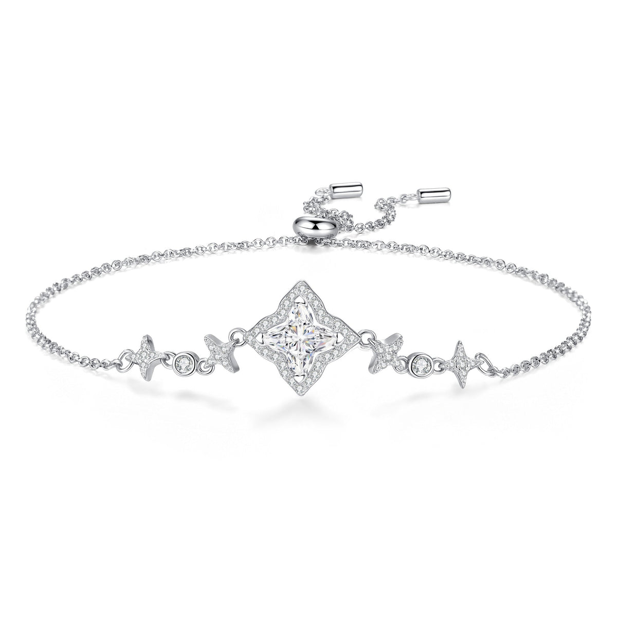 [Garvey]MARQUISE-CLOVER MOISSANITE BRACELET