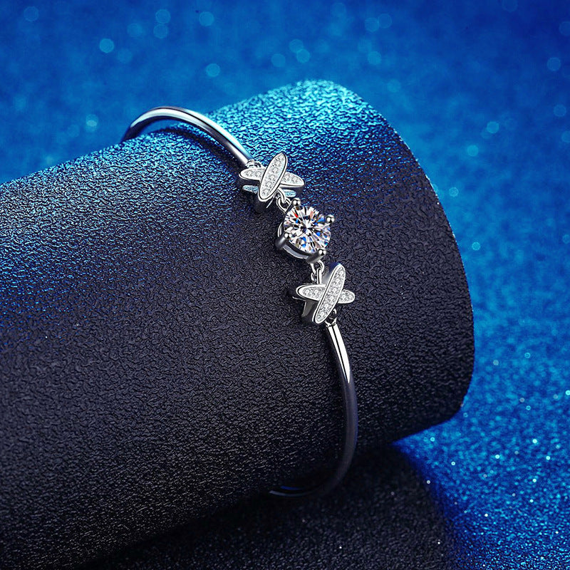 [Garvey]ELEGANT BOW-KNOT MOISSANITE BRACELET