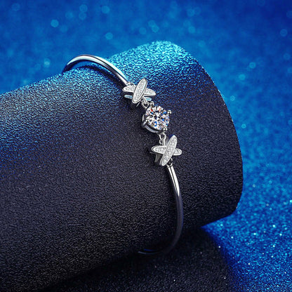 [Garvey]ELEGANT BOW-KNOT MOISSANITE BRACELET