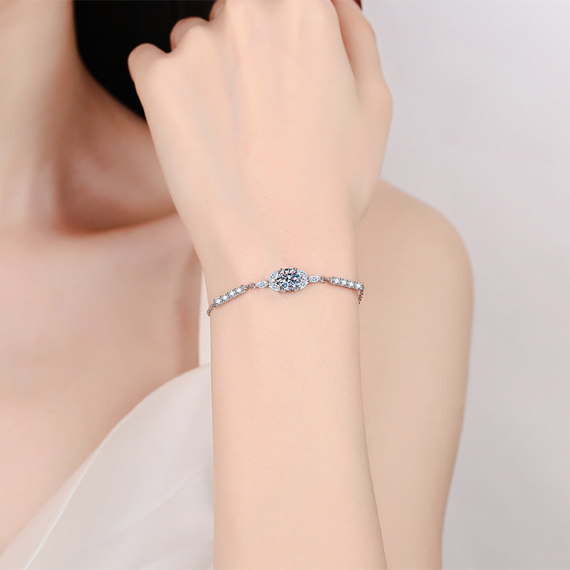 [Garvey]BLOOMING STAR-FLOWER MOISSANITE BRACELET