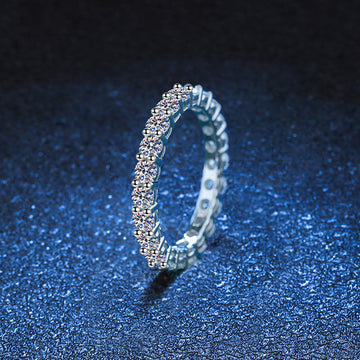 [Garvey]LUXURIOUS 2.2 CARAT FULL ETERNITY MOISSANITE RING