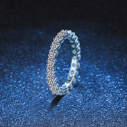 [Garvey]LUXURIOUS 2.2 CARAT FULL ETERNITY MOISSANITE RING