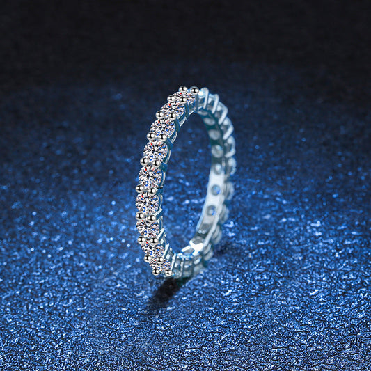 [Garvey]LUXURIOUS 2.2 CARAT FULL ETERNITY MOISSANITE RING