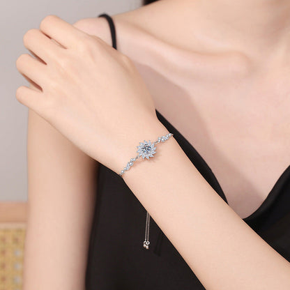 [Garvey]RADIANT SUNFLOWER MOISSANITE BRACELET