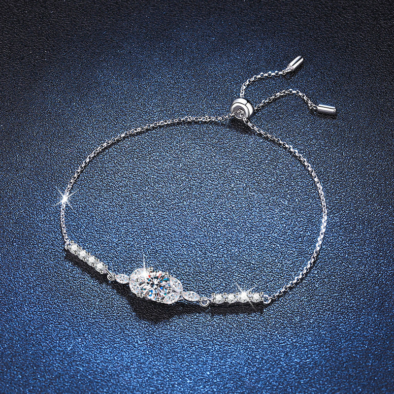 [Garvey]BLOOMING STAR-FLOWER MOISSANITE BRACELET