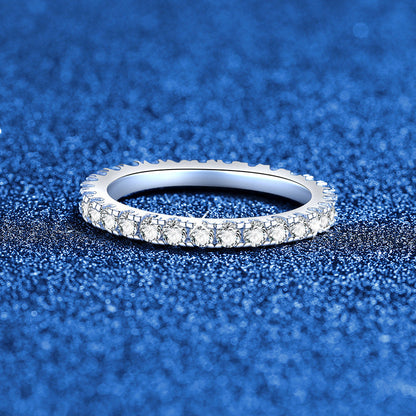 [Garvey]DAINTY 0.87CT FULL ETERNITY MOISSANITE RING