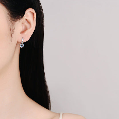 [Garvey]DYNAMIC TASSEL MOISSANITE DROP EARRINGS