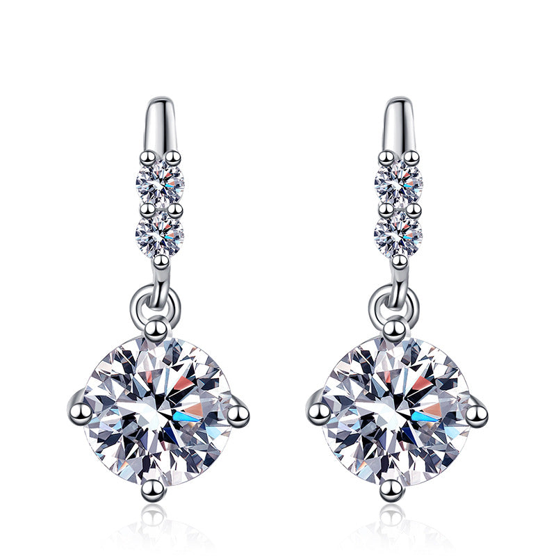 [Garvey]DYNAMIC TASSEL MOISSANITE DROP EARRINGS