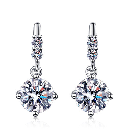 [Garvey]DYNAMIC TASSEL MOISSANITE DROP EARRINGS