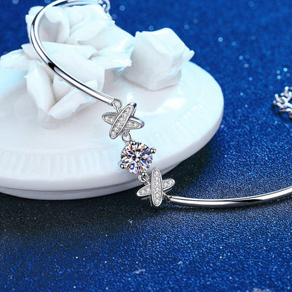 [Garvey]ELEGANT BOW-KNOT MOISSANITE BRACELET