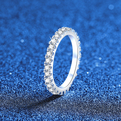 [Garvey]DAINTY 0.87CT FULL ETERNITY MOISSANITE RING