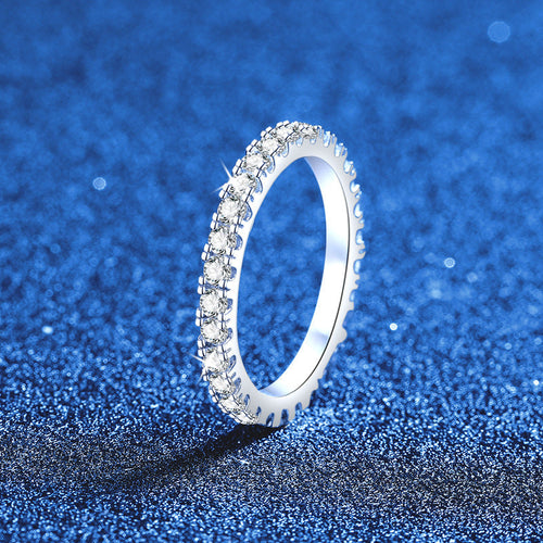 [Garvey]DAINTY 0.87CT FULL ETERNITY MOISSANITE RING