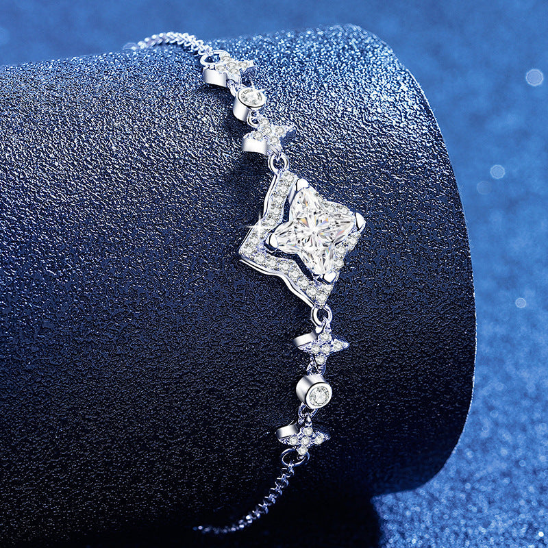 [Garvey]MARQUISE-CLOVER MOISSANITE BRACELET
