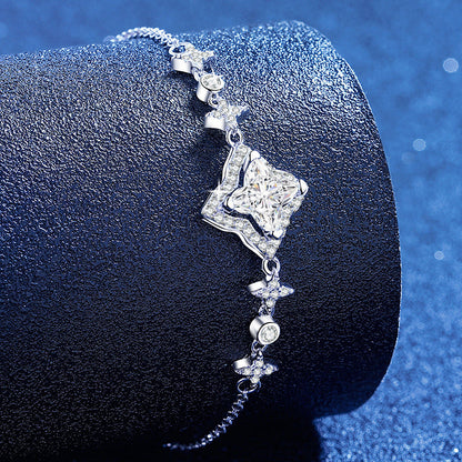[Garvey]MARQUISE-CLOVER MOISSANITE BRACELET
