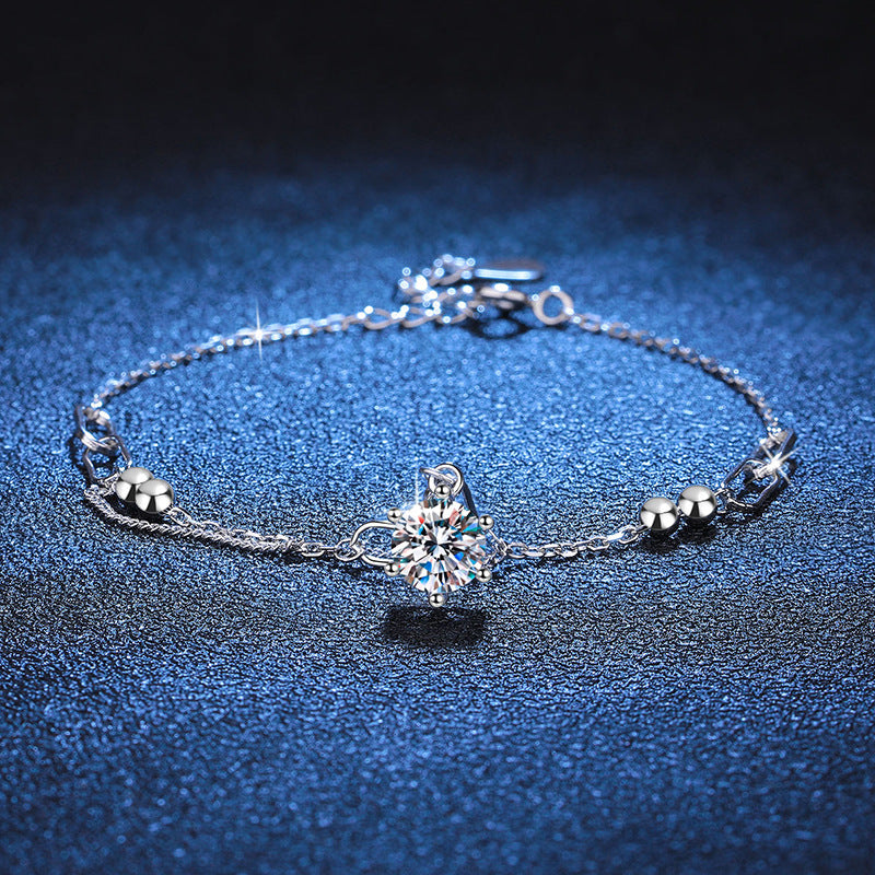 [Garvey]CLASSIC SOLITAIRE MOISSANITE BRACELET