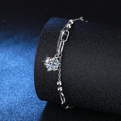 [Garvey]CLASSIC SOLITAIRE MOISSANITE BRACELET