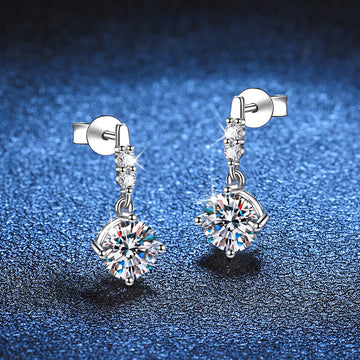 [Garvey]DYNAMIC TASSEL MOISSANITE DROP EARRINGS