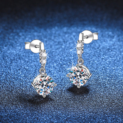 [Garvey]DYNAMIC TASSEL MOISSANITE DROP EARRINGS