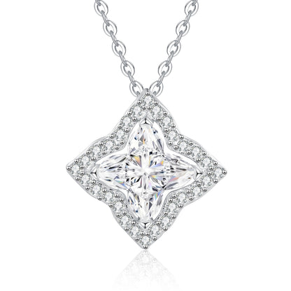 [Garvey]STAR-CLOVER MOISSANITE NECKLACE