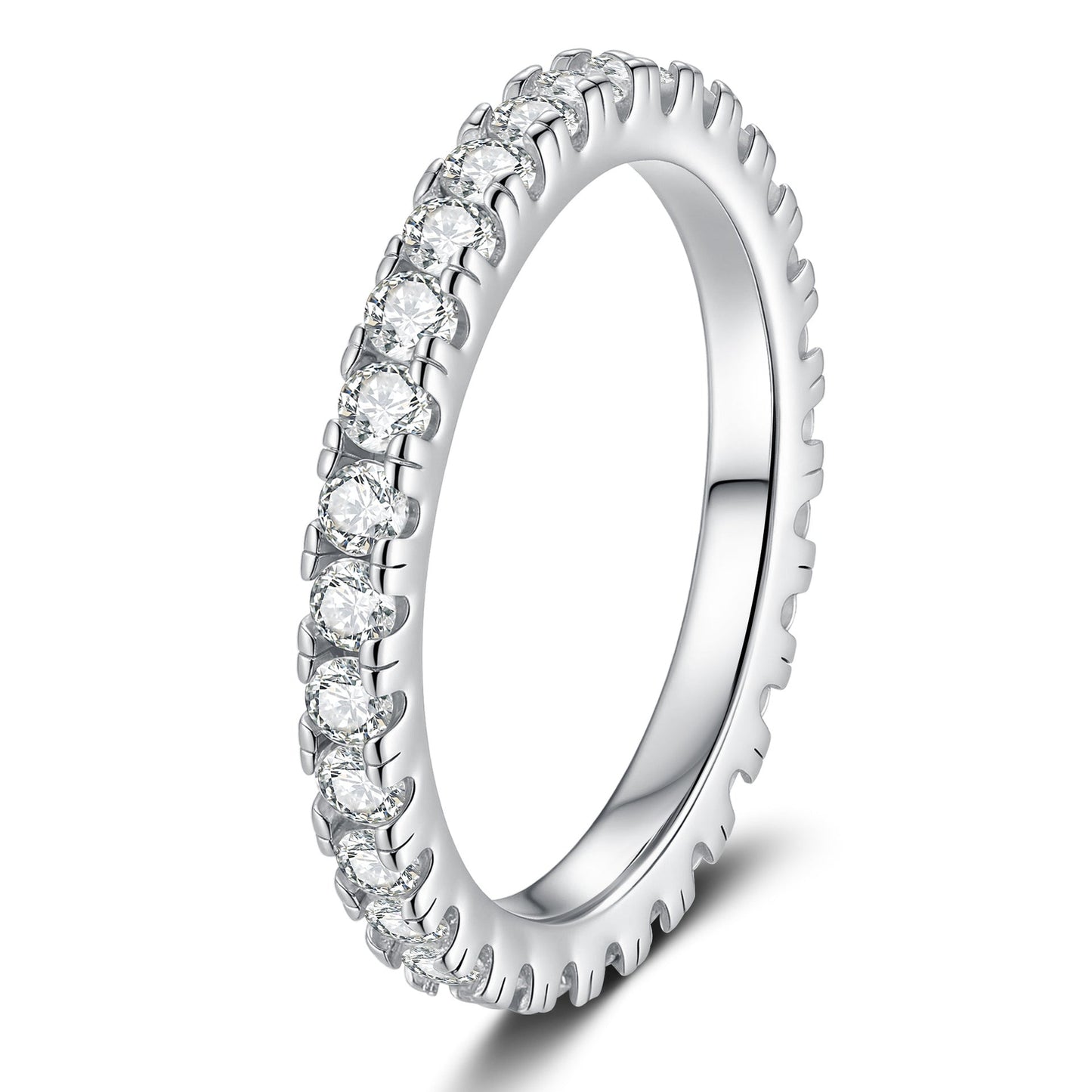 [Garvey]DAINTY 0.87CT FULL ETERNITY MOISSANITE RING