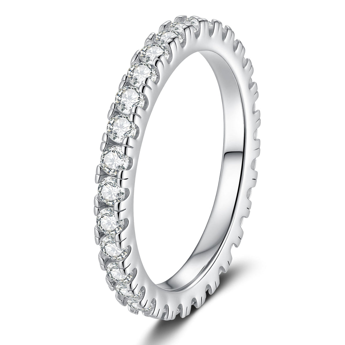 [Garvey]DAINTY 0.87CT FULL ETERNITY MOISSANITE RING