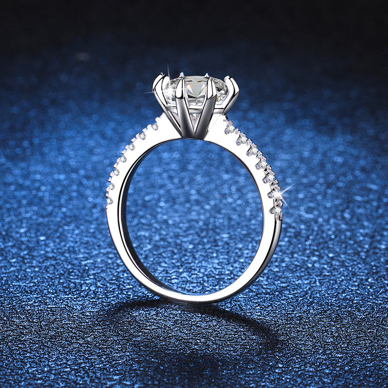 [Garvey]BOLD TIGER CLAW MOISSANITE ENGAGEMENT RING