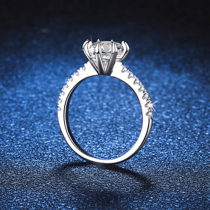 [Garvey]BOLD TIGER CLAW MOISSANITE ENGAGEMENT RING