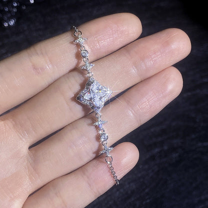 [Garvey]MARQUISE-CLOVER MOISSANITE BRACELET