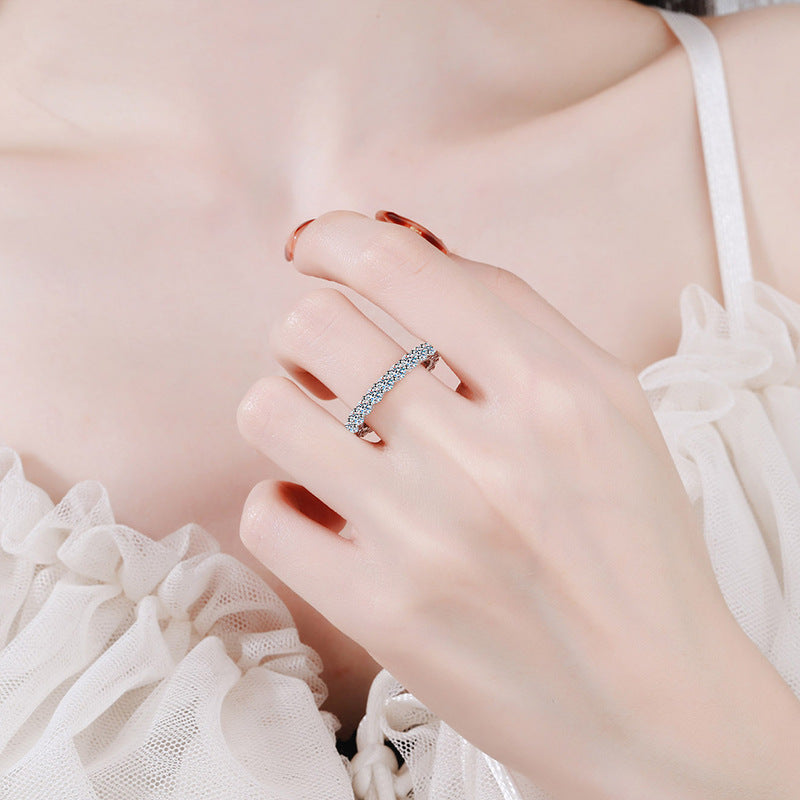 [Garvey]LUXURIOUS 2.2 CARAT FULL ETERNITY MOISSANITE RING