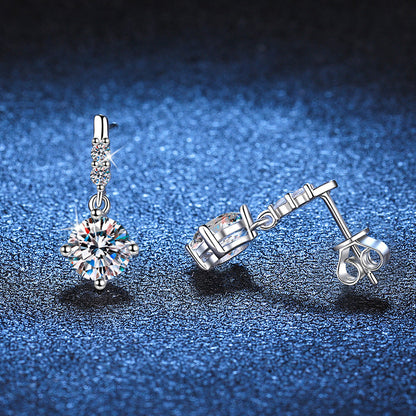 [Garvey]DYNAMIC TASSEL MOISSANITE DROP EARRINGS