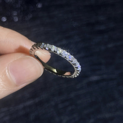 [Garvey]DAINTY 0.87CT FULL ETERNITY MOISSANITE RING