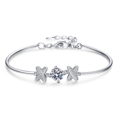 [Garvey]ELEGANT BOW-KNOT MOISSANITE BRACELET