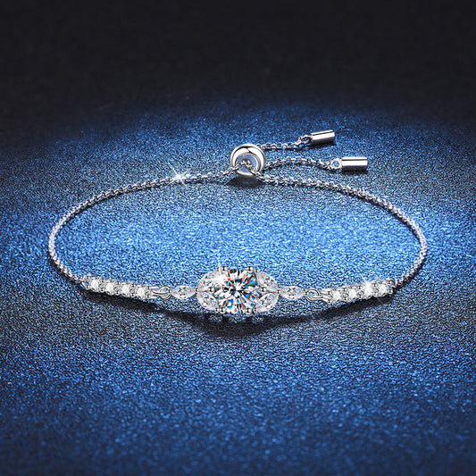 [Garvey]BLOOMING STAR-FLOWER MOISSANITE BRACELET