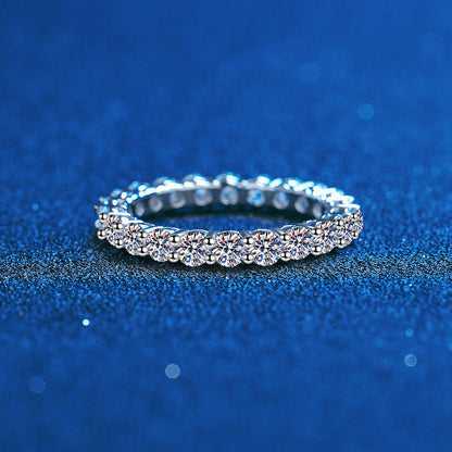 [Garvey]LUXURIOUS 2.2 CARAT FULL ETERNITY MOISSANITE RING