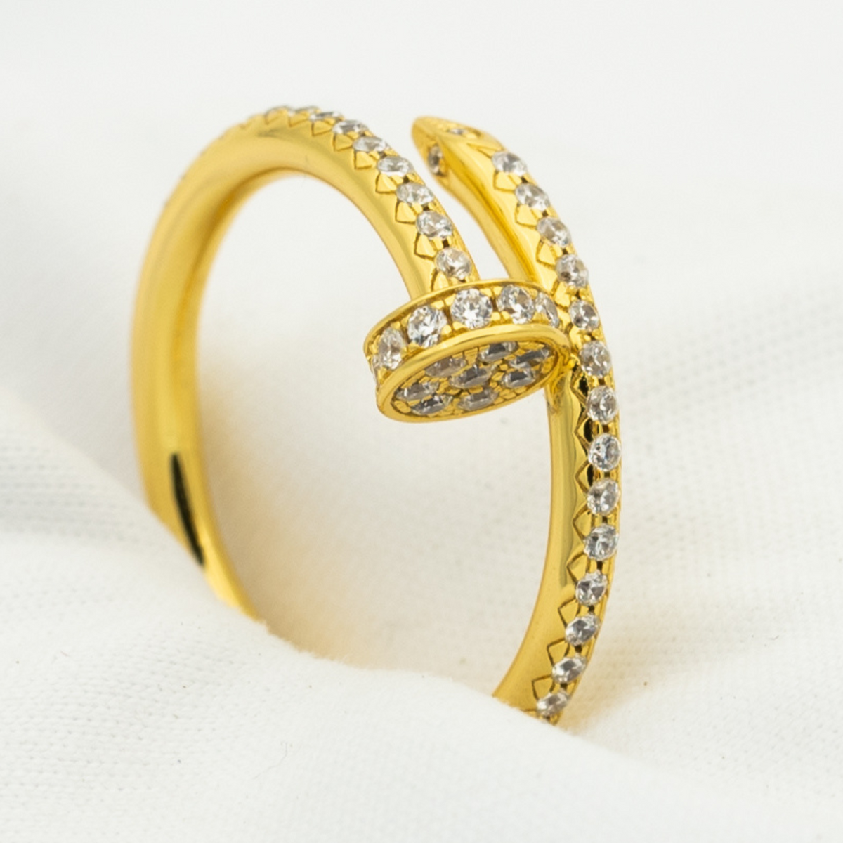 [Garvey ]JUSTE RING 1.8MM GOLD DIAMONDS
