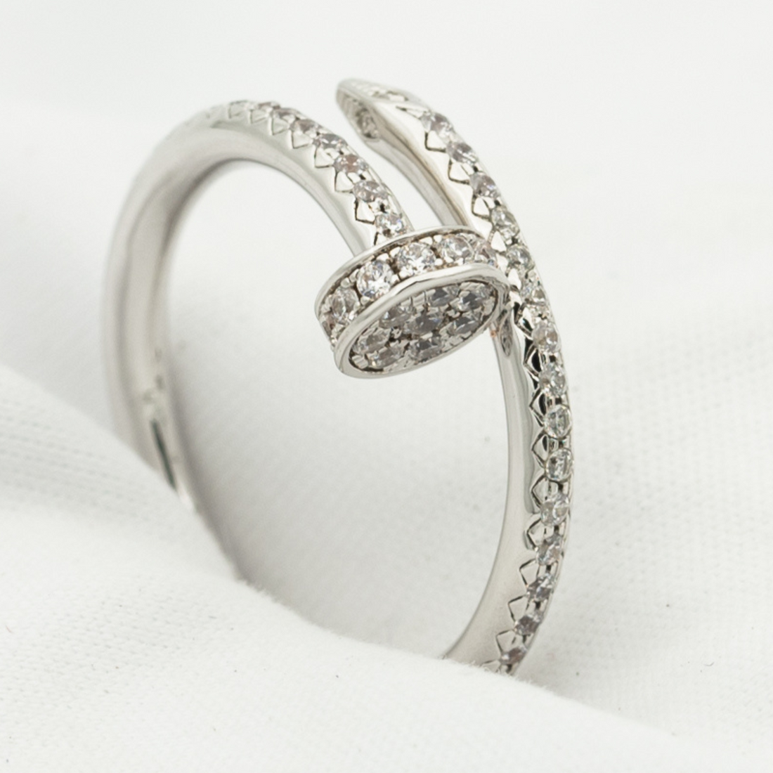 [Garvey ]JUSTE RING 1.8MM SILVER DIAMONDS