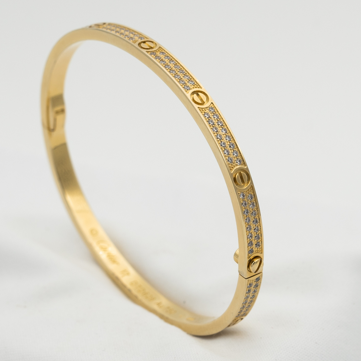 [Garvey ]LOVE BRACELET 3.65MM DIAMOND-PAVED
