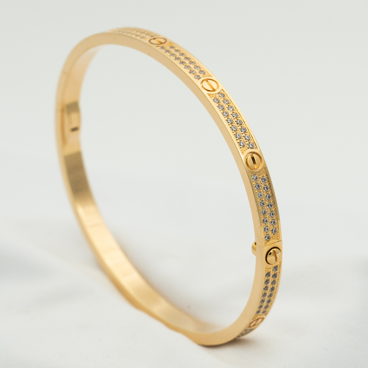 [Garvey ]LOVE BRACELET 3.65MM DIAMOND-PAVED
