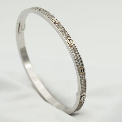 [Garvey ]LOVE BRACELET 3.65MM DIAMOND-PAVED