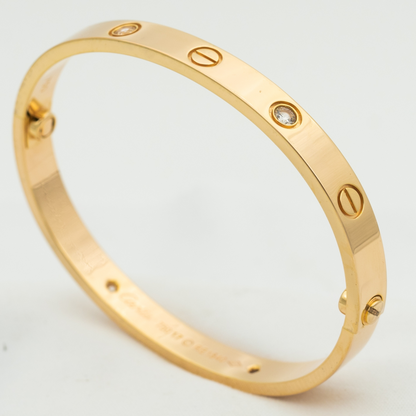 [Garvey ]LOVE BRACELET 6.1MM 4 DIAMONDS