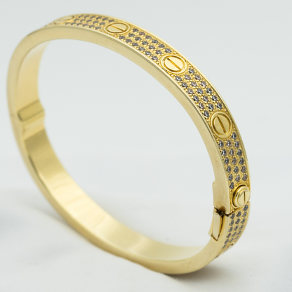[Garvey ]LOVE BRACELET 6.1MM DIAMOND-PAVED