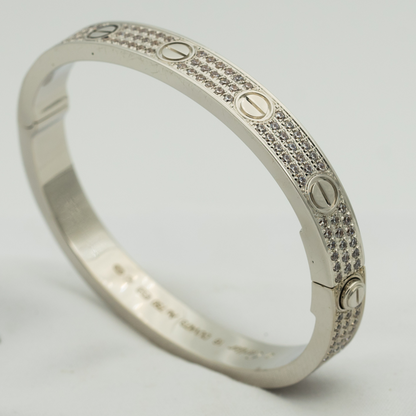 [Garvey ]LOVE BRACELET 6.1MM DIAMOND-PAVED