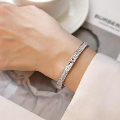[Garvey ]KELLY BRACELET DIAMOND PAVED