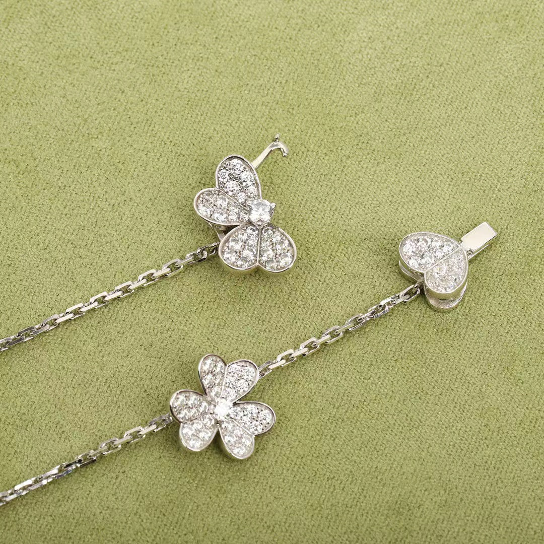 [Garvey ]FRIVOLE SILVER 9 FLOWERS NECKLACE