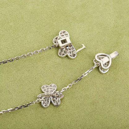 [Garvey ]FRIVOLE SILVER 9 FLOWERS NECKLACE
