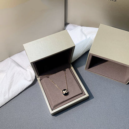 [Garvey ]JEUX DE PINK GOLD DIAMOND NECKLACE