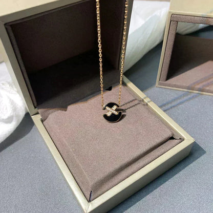 [Garvey ]JEUX DE ROSE GOLD DIAMOND NECKLACE