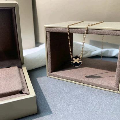 [Garvey ]JEUX DE ROSE GOLD DIAMOND NECKLACE