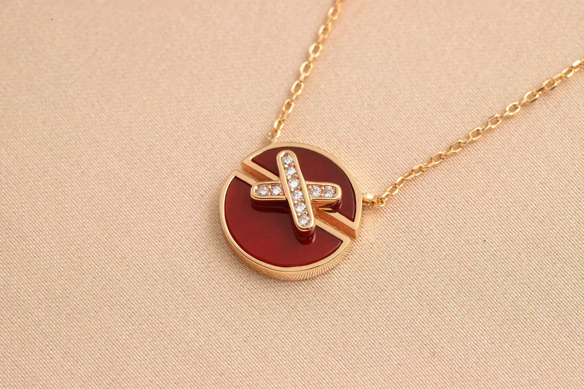 [Garvey ]JEUX DE ROSE GOLD DIAMOND NECKLACE