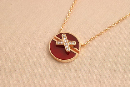[Garvey ]JEUX DE ROSE GOLD DIAMOND NECKLACE